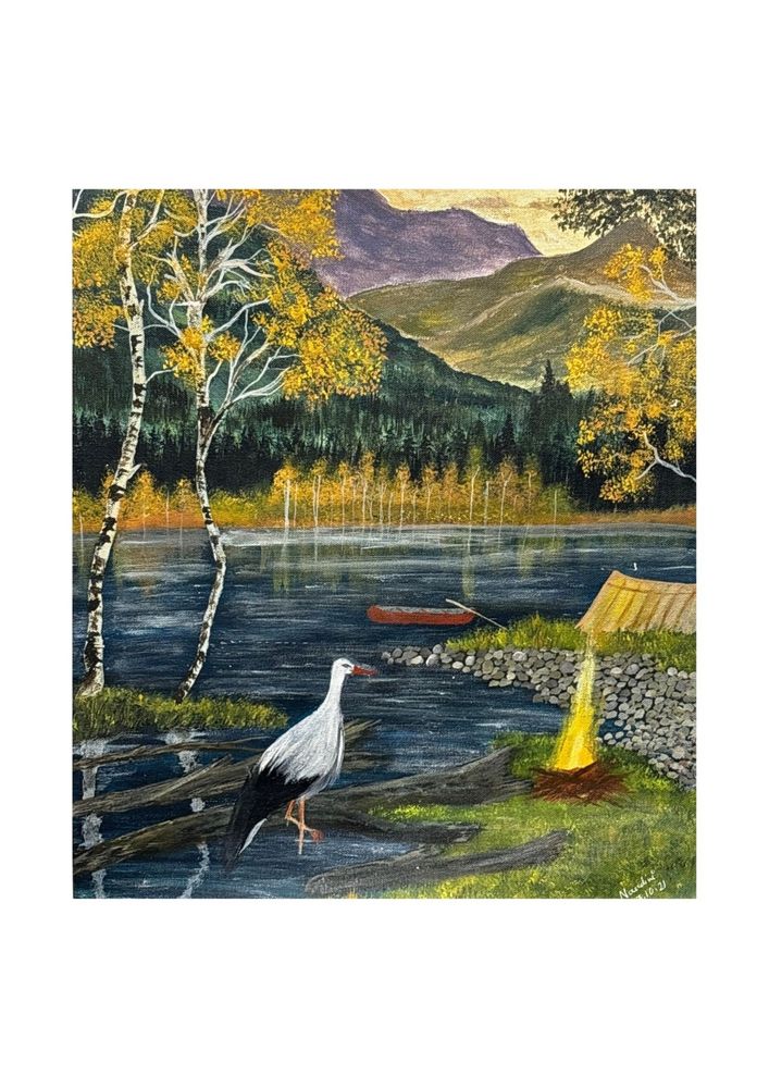 Camping and the mountains by Amoha Galleria Collection