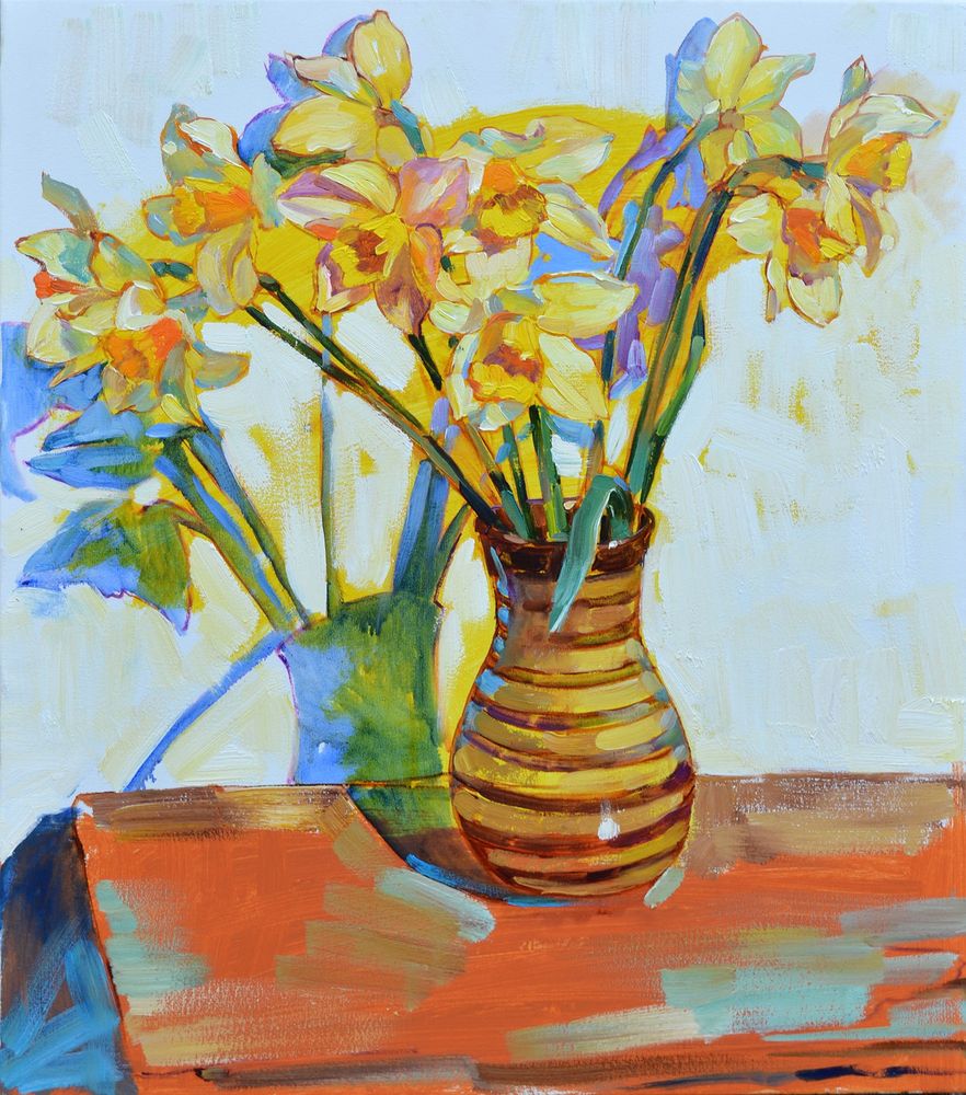 Sunny daffodils by Andrii